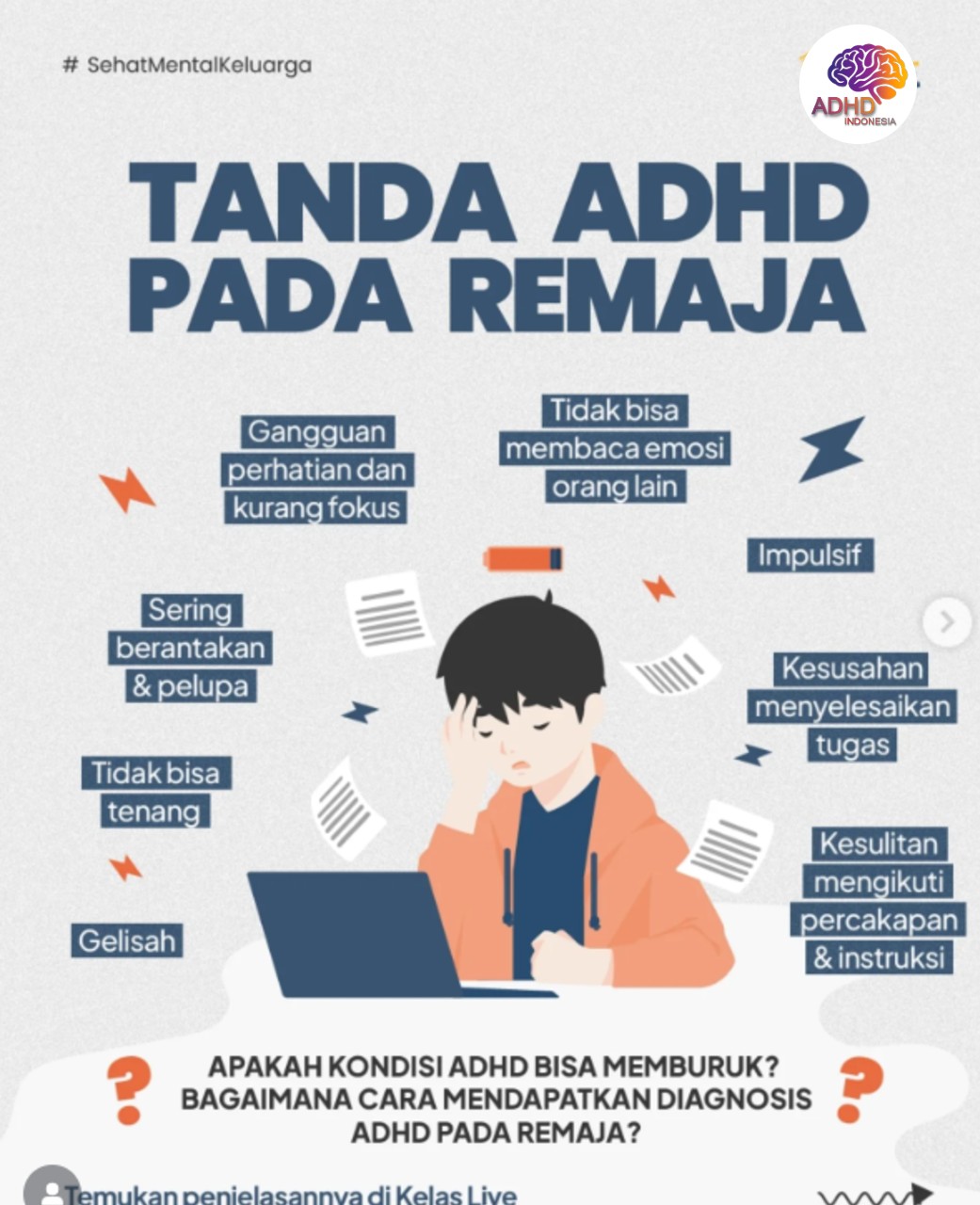 Screening ADHD Non-Diagnostik: Edukasi Awal bagi Orang Tua di Kota Lubuklinggau